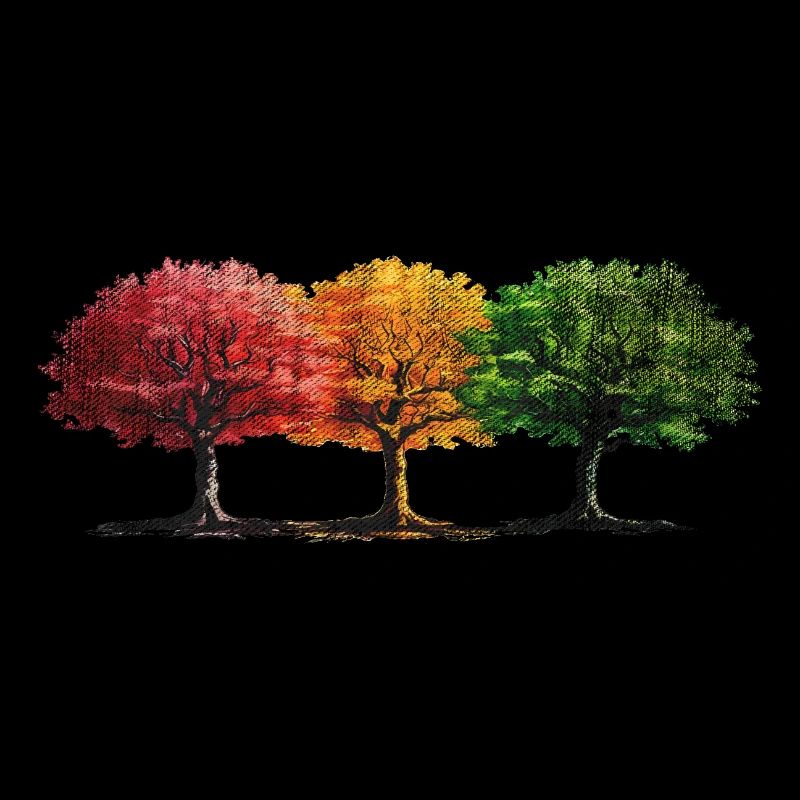 Trees Tree Colorful