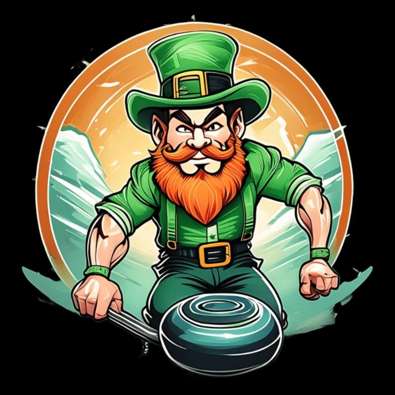 Curling Trèfle de la Saint-Patrick