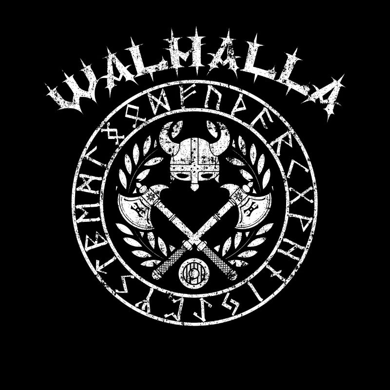 Viking Walhalla in the runic circle