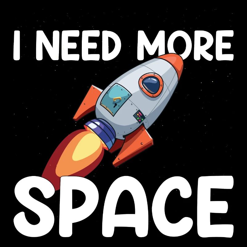 Cadeau de citation de l’univers spatial de fusée