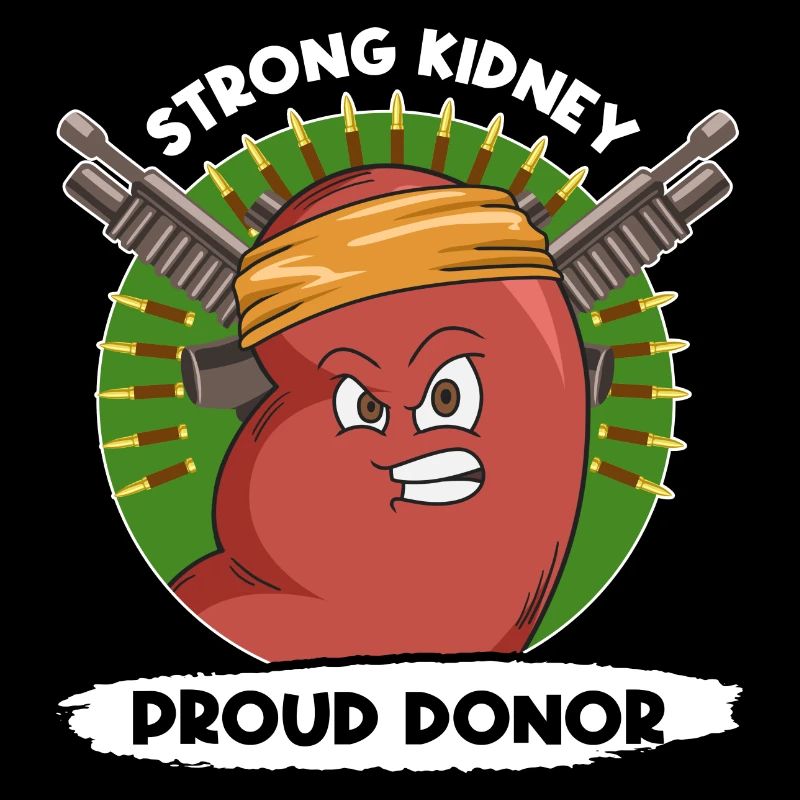 Organspende Design für einen Nierenspender