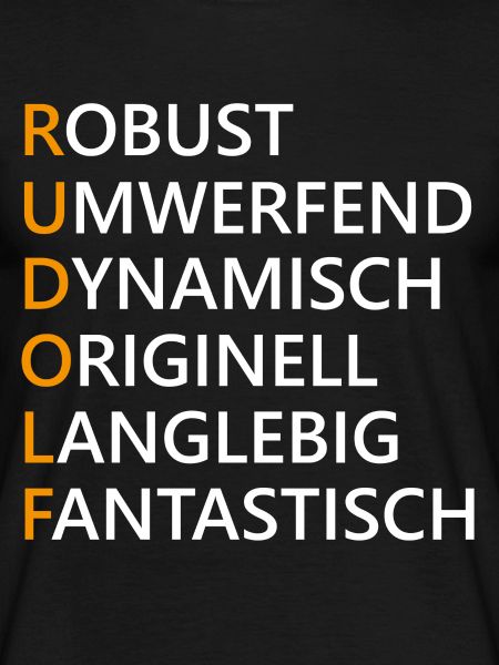 Rudolf Name Geschenk