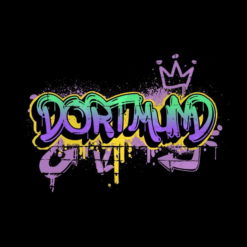 Dortmund Germany City Graffiti Spray Sprayer