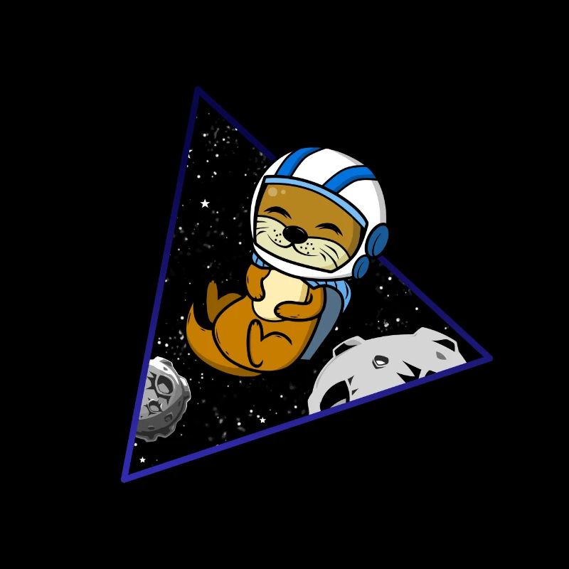 Espace cadeau Otter Space Astronaut Planet