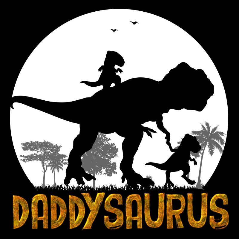 Daddysaurus T Rex Dinosaurier Papa Saurus