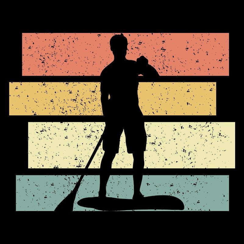 Paddleboard vintage retro Paddleboard Legend