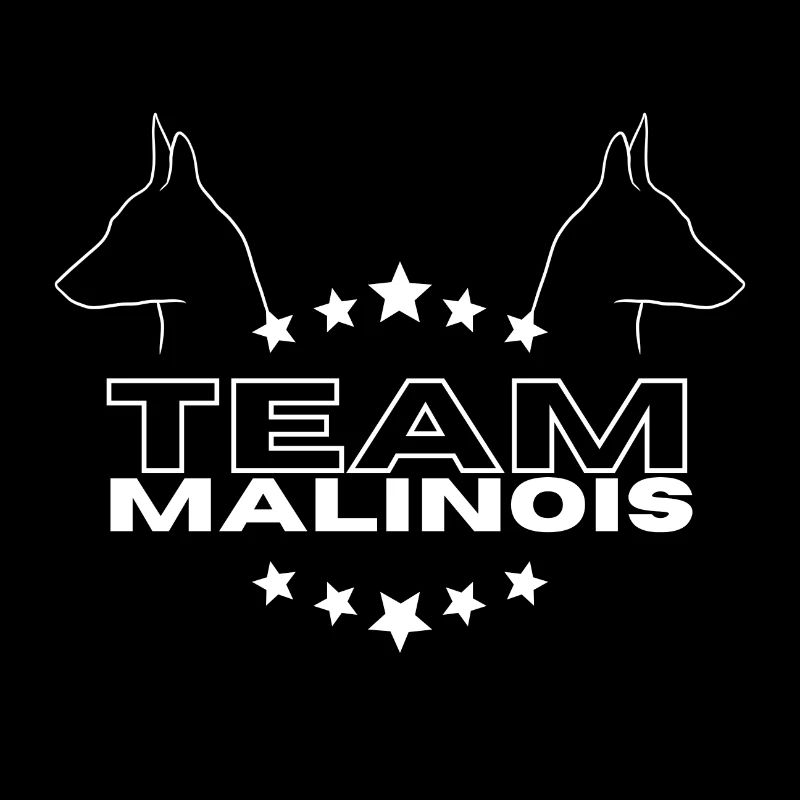 TEAM MALINOIS - Geschenkidee Belgischer Belgischer Hirte Malinois