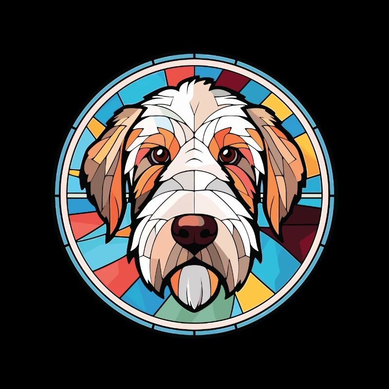 Sealyham Terrier Hunderasse Aquarell Illustration