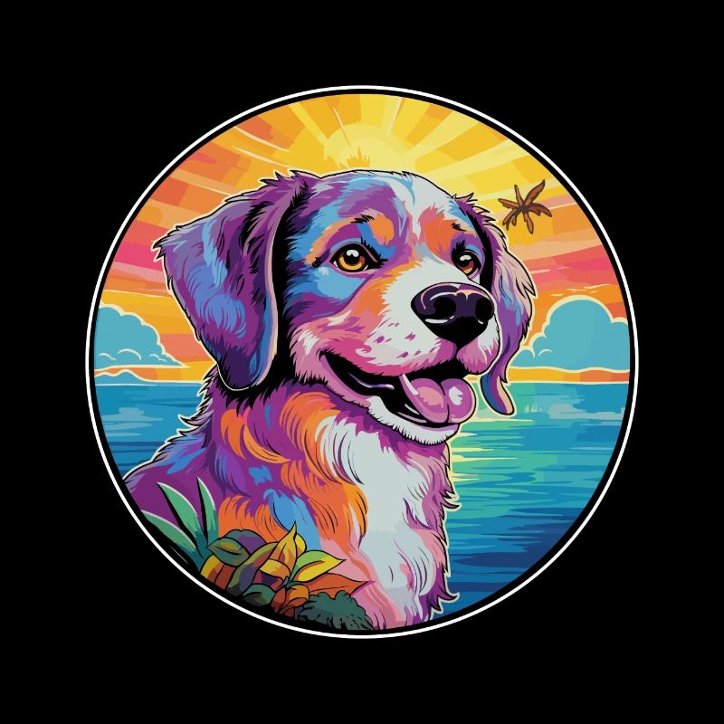 Cao De Castro Laboreiro Race De Chien Coloré Dessin Animé