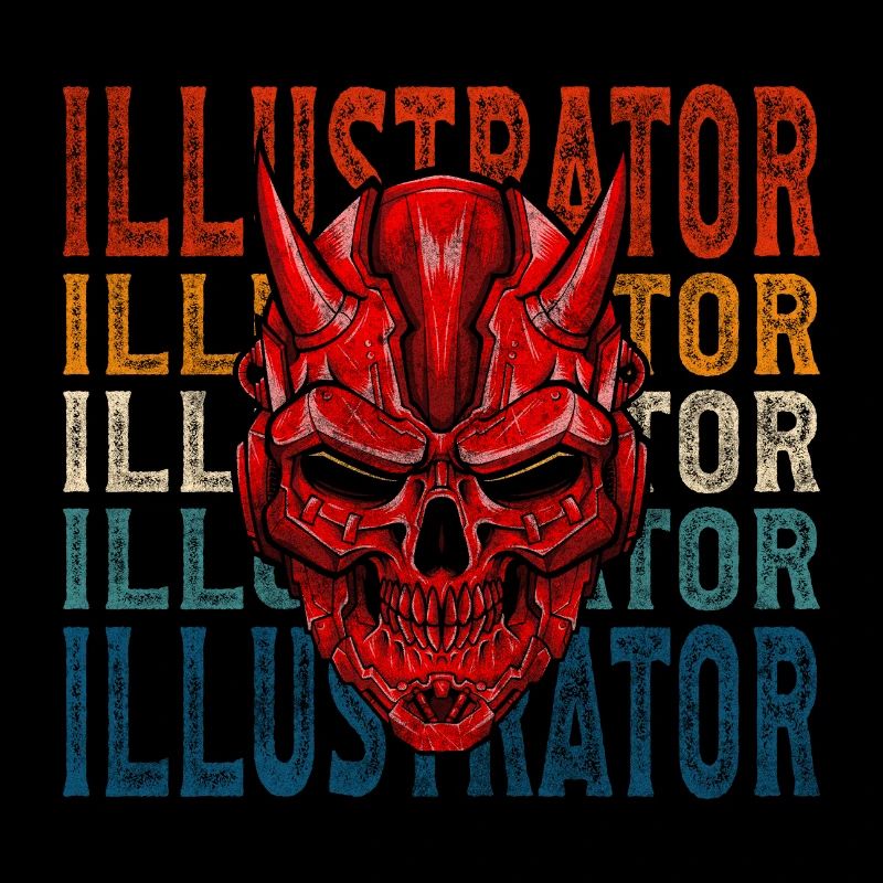 Illustrator Pen Drawing Modern Art