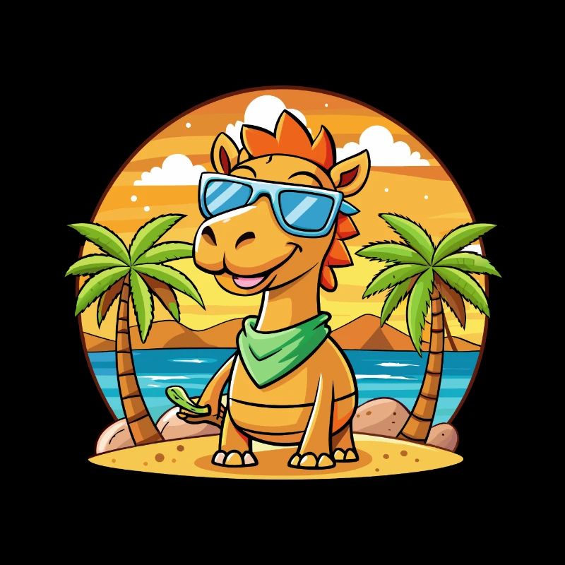 Camel Lustige Cartoon Sommer Strand Sonnenbrille
