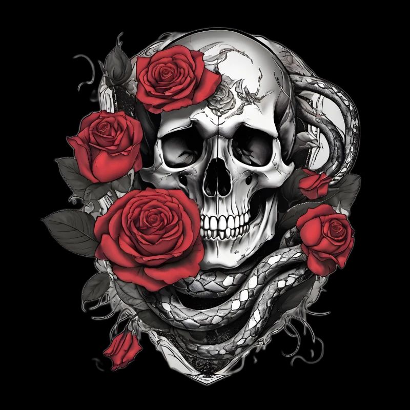 Skull Skull Rocker Horror