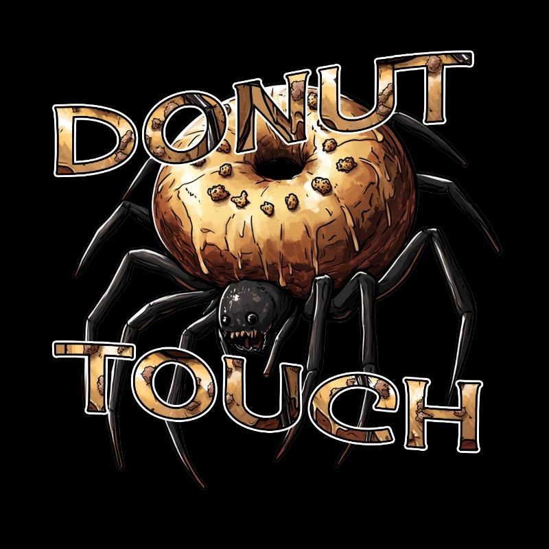 Donut Spider Jeu de mots drôle