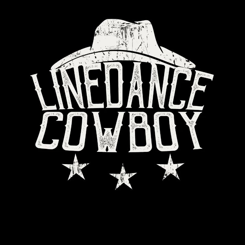 Linedance Cowboy Linedancer cadeau