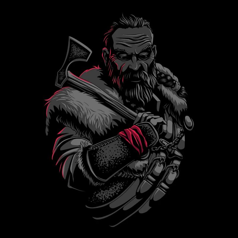 Viking warrior with axe