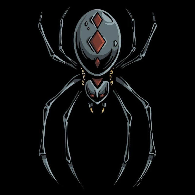 Schwarze Witwe Spinne