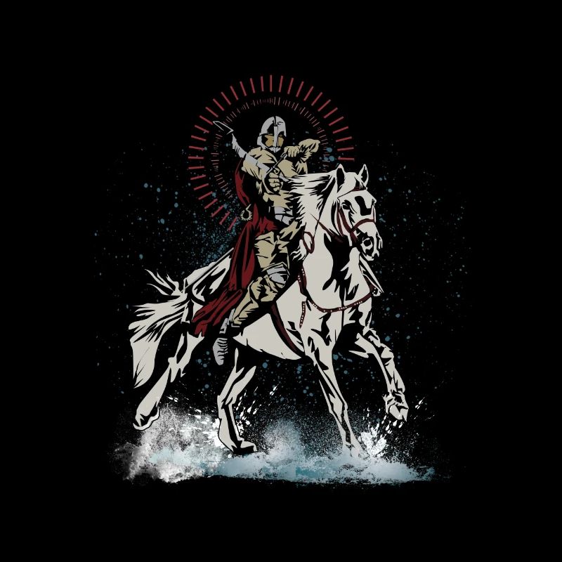 Guerrier médiéval arc et flèche chevalier