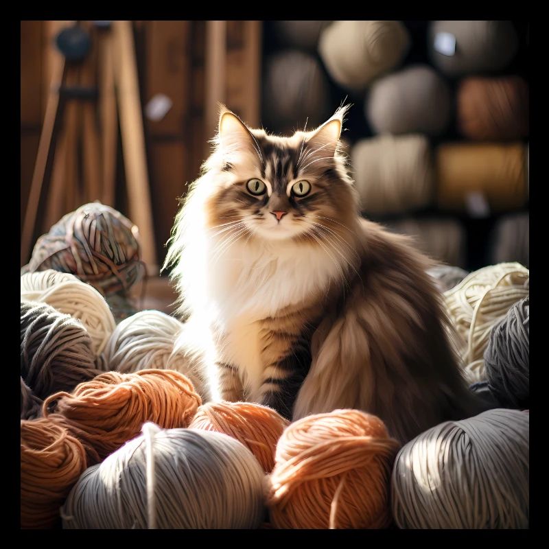 Chat à Yarn Paradise