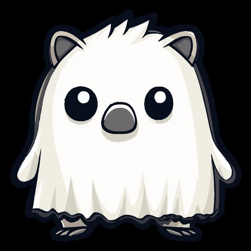 Hedgehog Halloween Comic Ghost