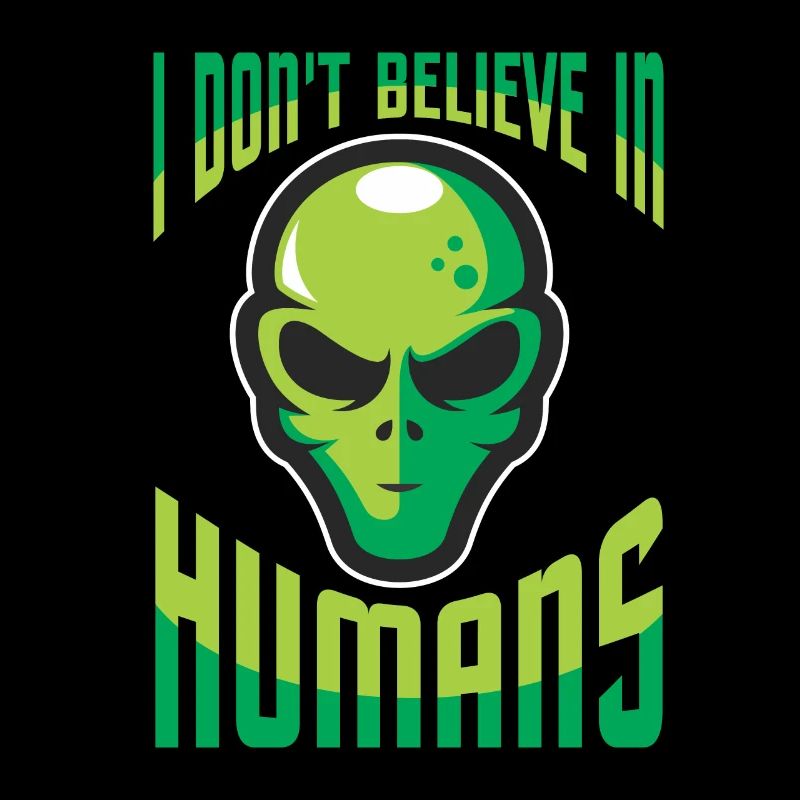 Alien Außerirdischer Ufo lustiger Spruch Geschenk