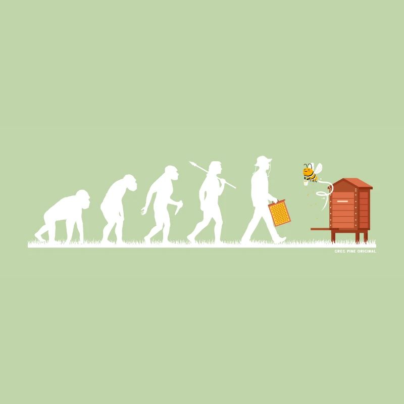 Evolution beekeeper beekeeping honey hobby honeybee
