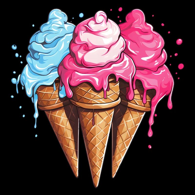 Crème glacée Crème glacée Été