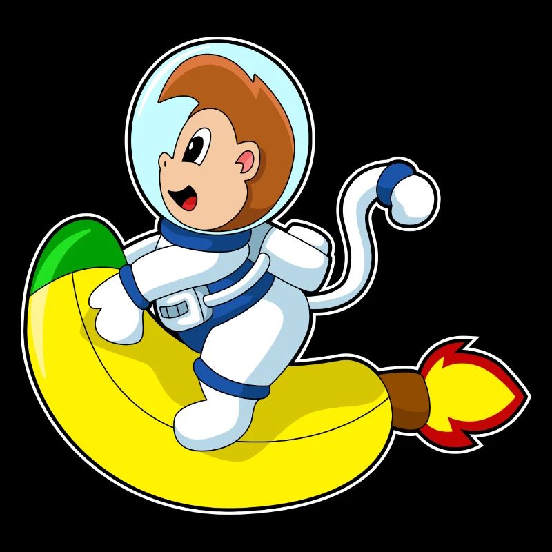 Monkey Banana Astronaute