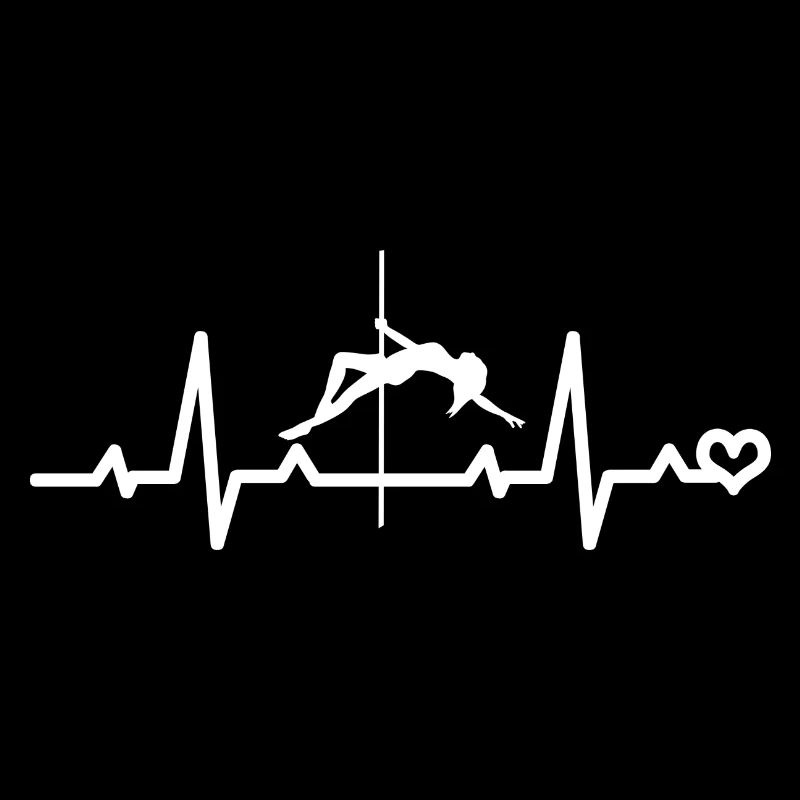 Dancing Heartbeat Pole Dance ECG