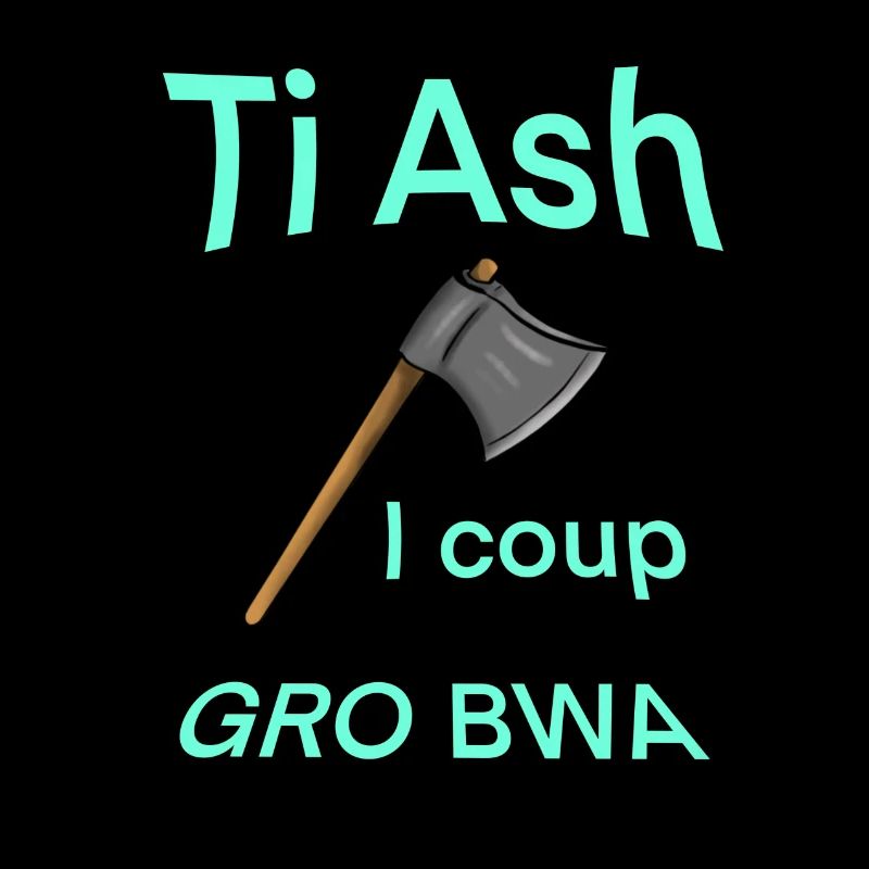 Ti ash i coup gro bwa Sprichwort kreolisch 974