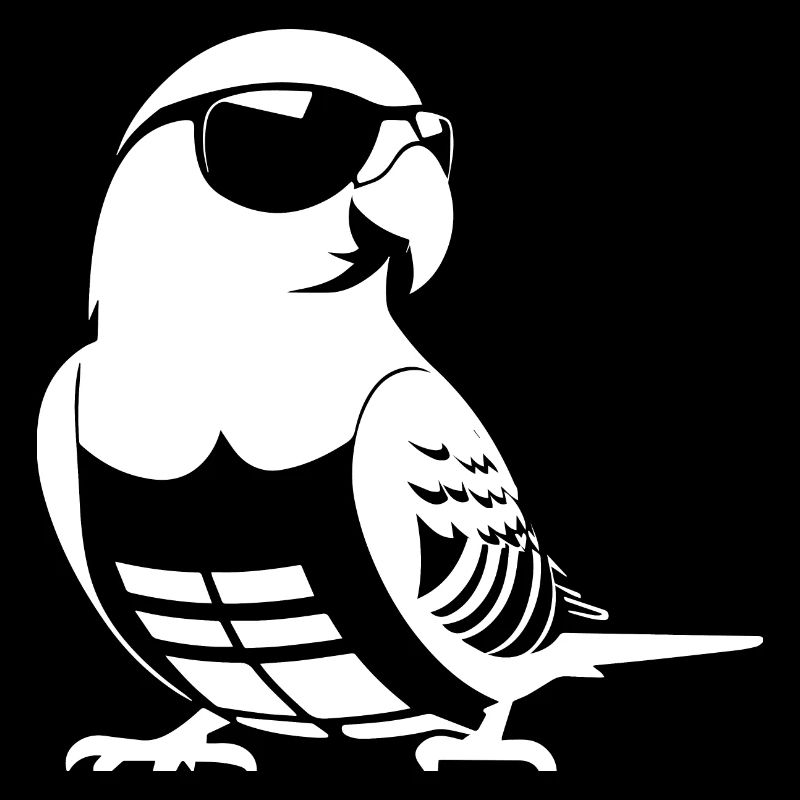 Lustiger Vogel mit Sonnenbrille Cool Bourke's Parak