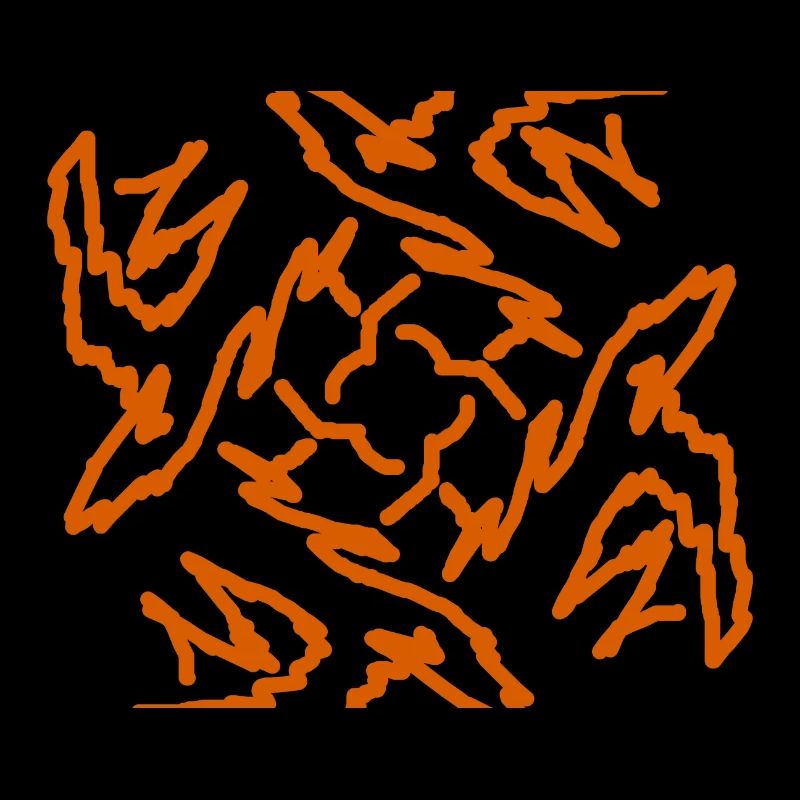 rote Blume Muster moderne Kunst