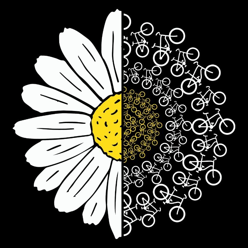 Fleur Blanche Vélo Vélo Vélo Cyclisme Cyclisme