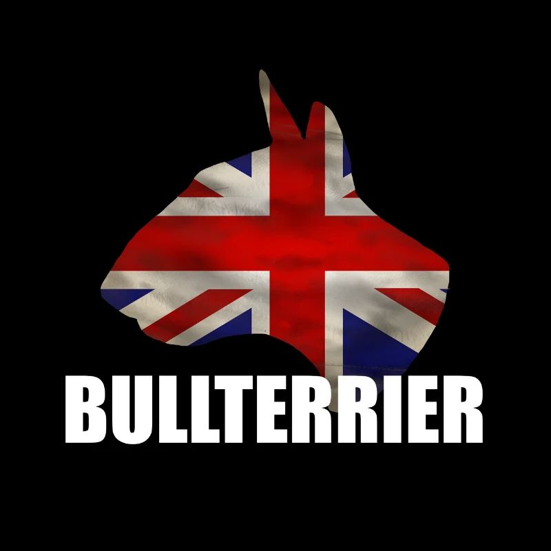 Bullterrier Terrier Hund Silhouette Großbritannien
