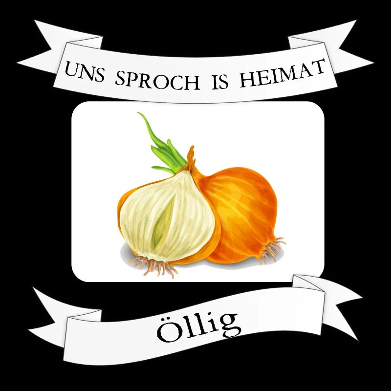 Oily onion on Kölsch, Cologne, dialect