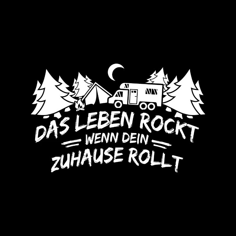 Das leben rockt wenn dein Zuhause Rollt | Geschenk