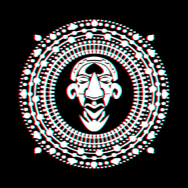 PsyEvolution - Trippy 3D Mandala Galaxy Goa