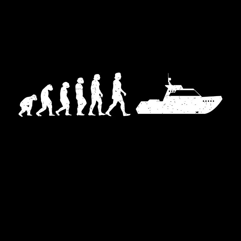 Bootsbesitzer Motorboot Bootsfahrer Evolution