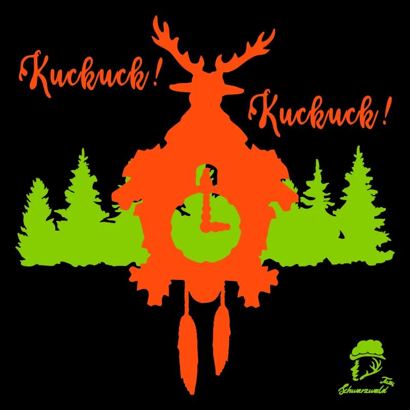 Kuckuck...Kuckuck... Kuckucksuhr mit Hirschgeweih