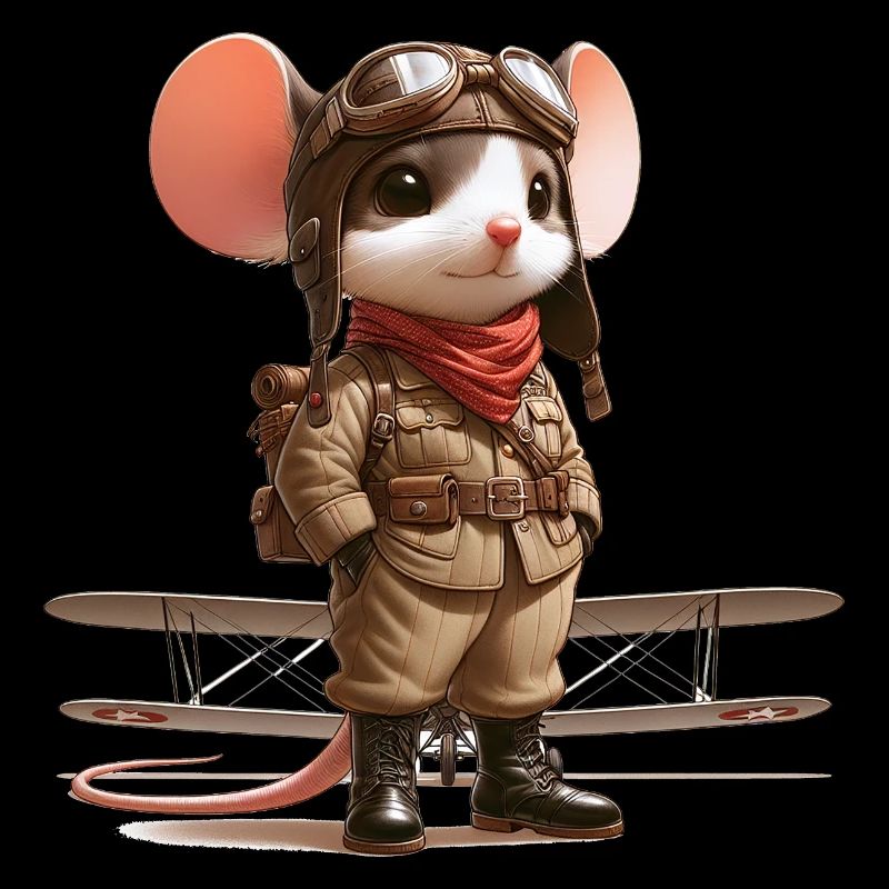 Pilote de souris mignon