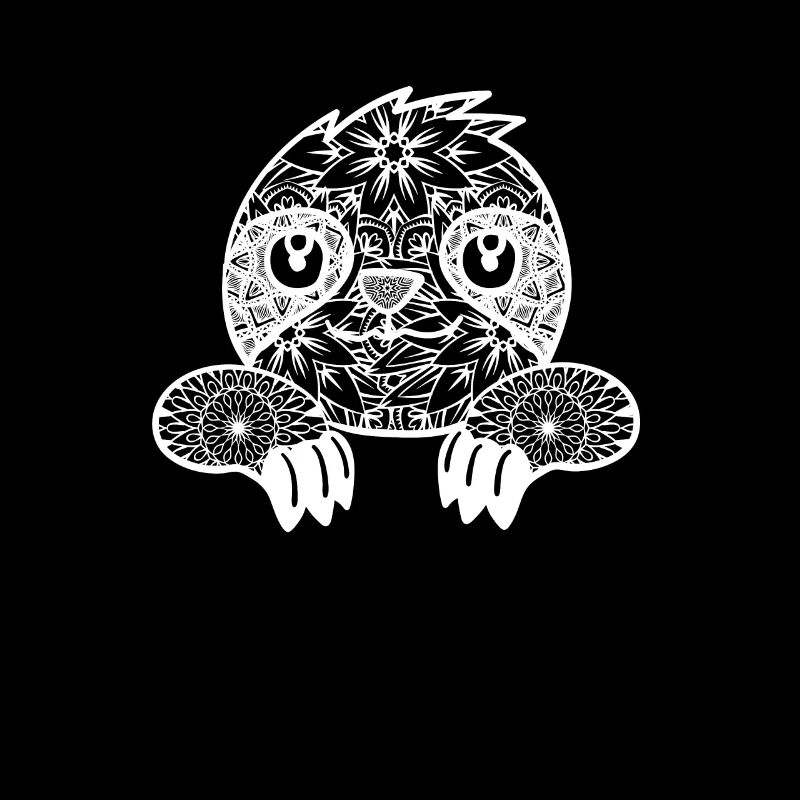 Sloth sloth baby sloth mandala