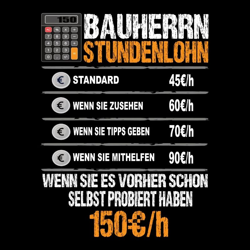 Bauherr Stundenlohn
