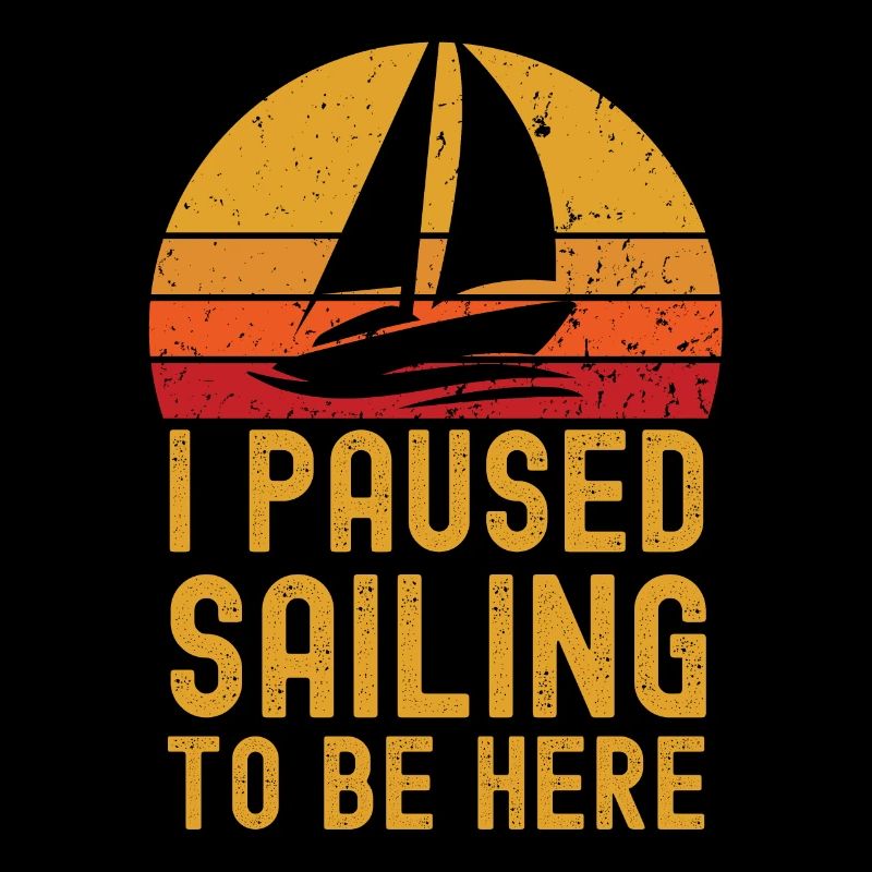 Sailing retro vintage