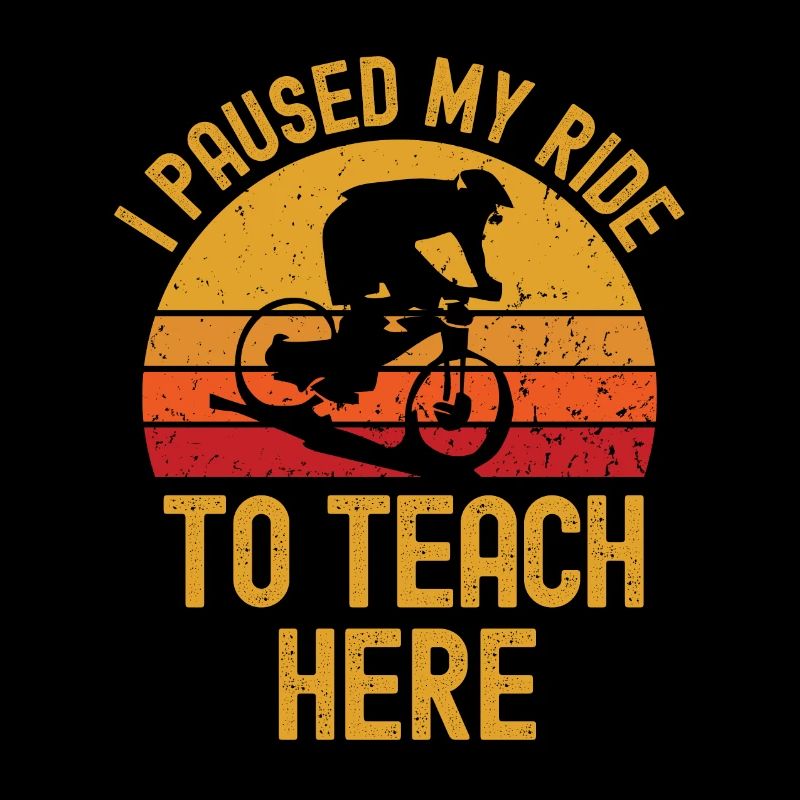 Downhill und Lehrer retro vintage