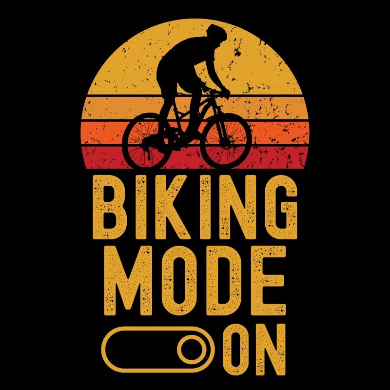 Biking Mode on retro vintage