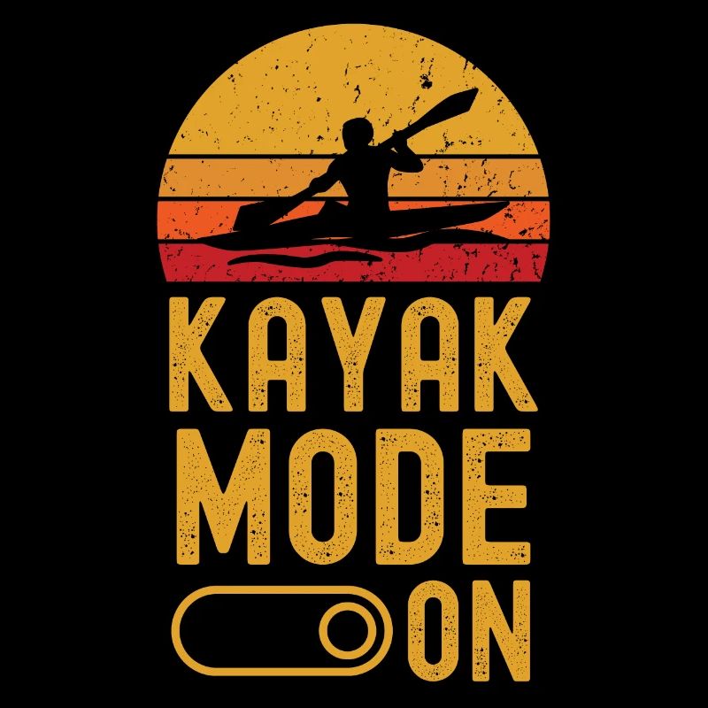 Kayak Mode on retro vintage