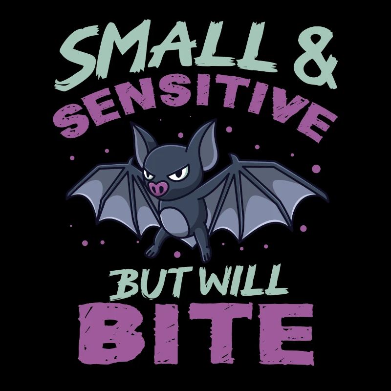 Fledermaus Halloween Small Sensitive But Will Bite