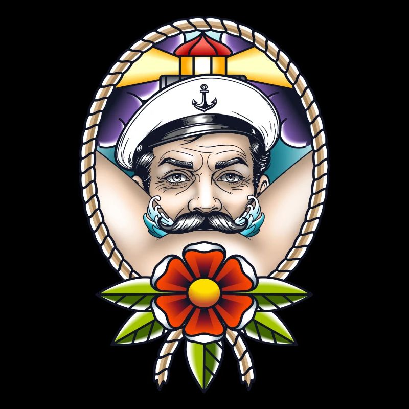 Sailor Barber Mustache Sailor Mustache