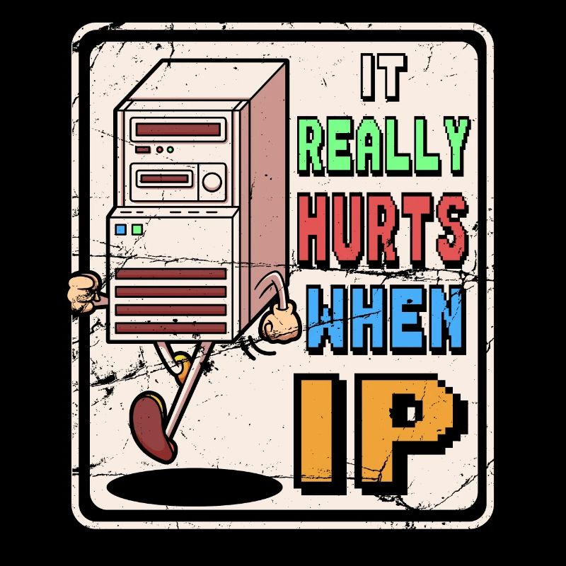 Lustiger Spruch "It Burns when i Pee"!