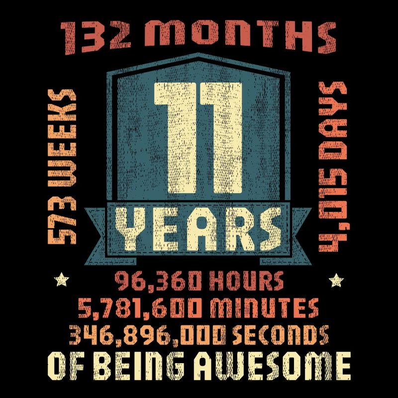 11 Jahre alt! Geburtstagsgeschenk 11. Geburtstag