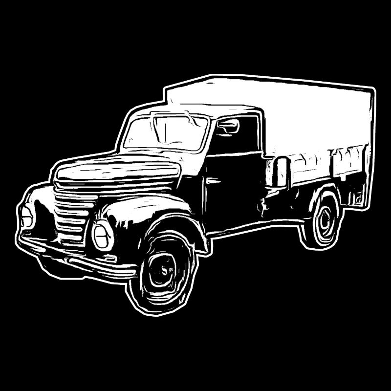 Framo flatbed transporter truck DDR IFA Oldtimer